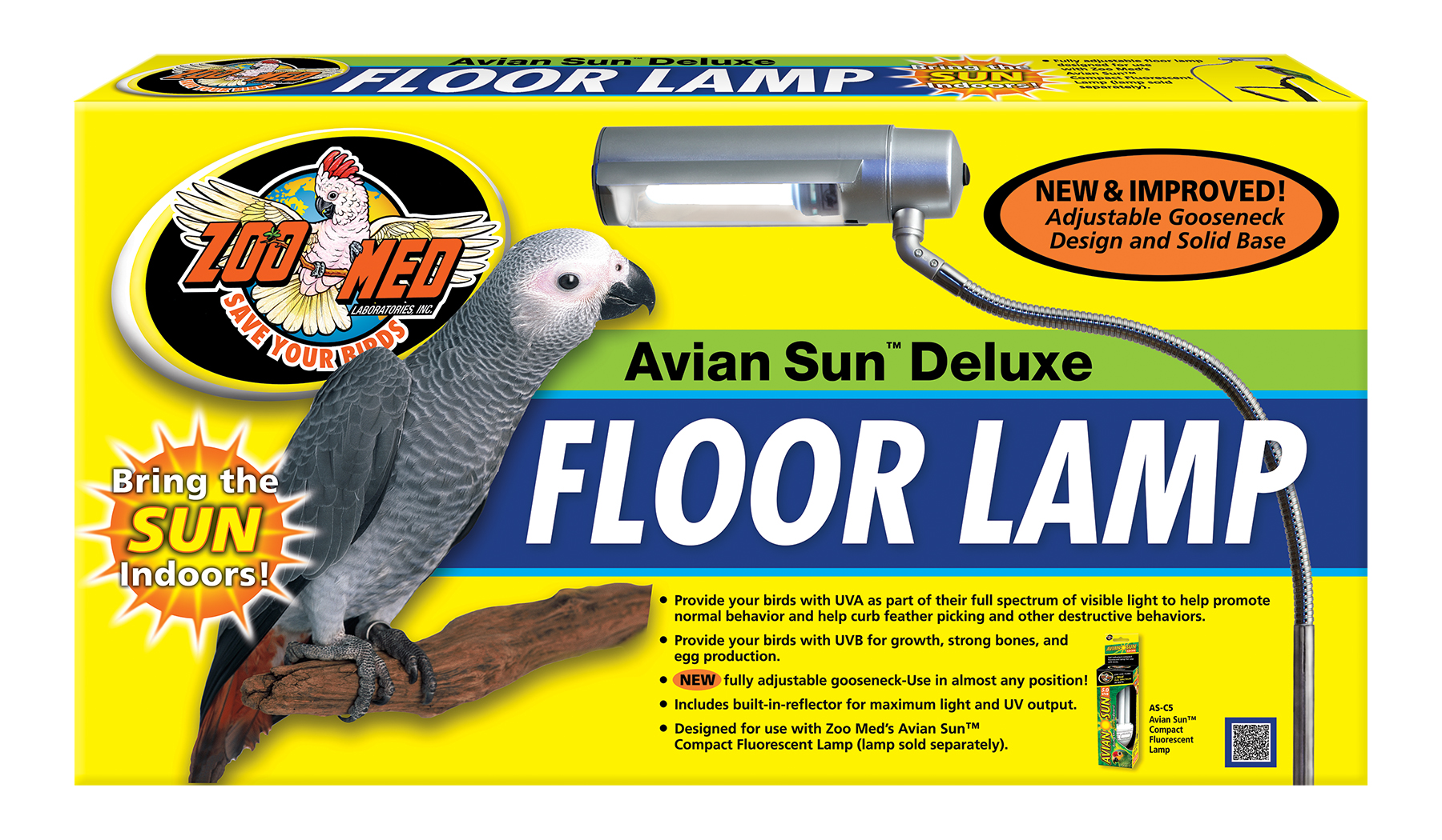 Zoomed  – AvianSun Deluxe Floor Lamp 172cm