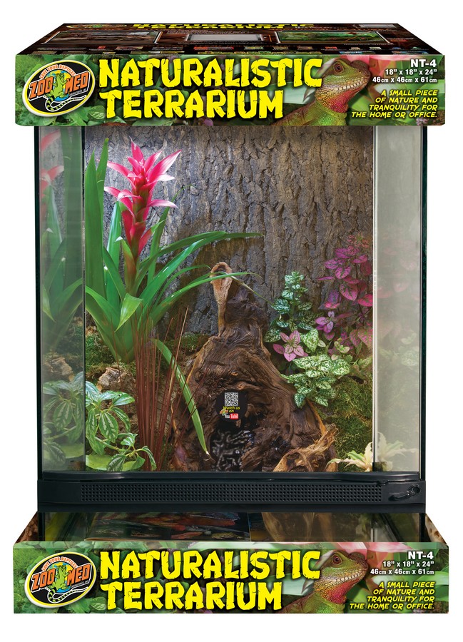 Naturalistic Terrarium - 45x45x60cm exoplismos erpeton stegash gialina terrarium