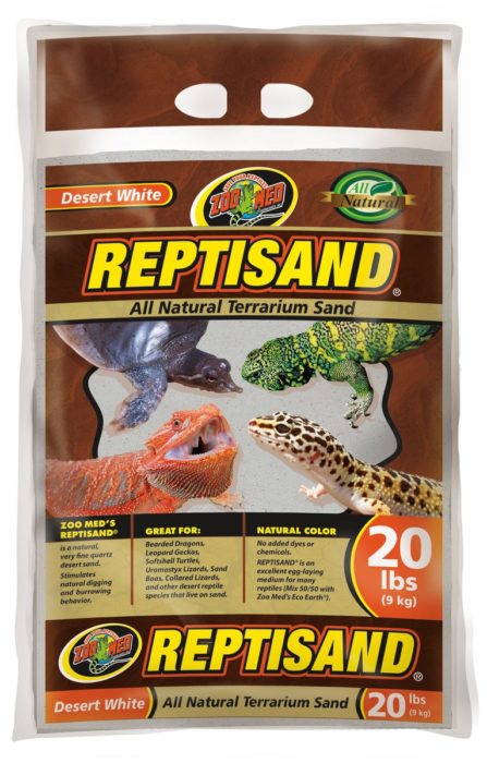 ReptiSand - Desert White 9kg exoplismos erpeton ipostromata