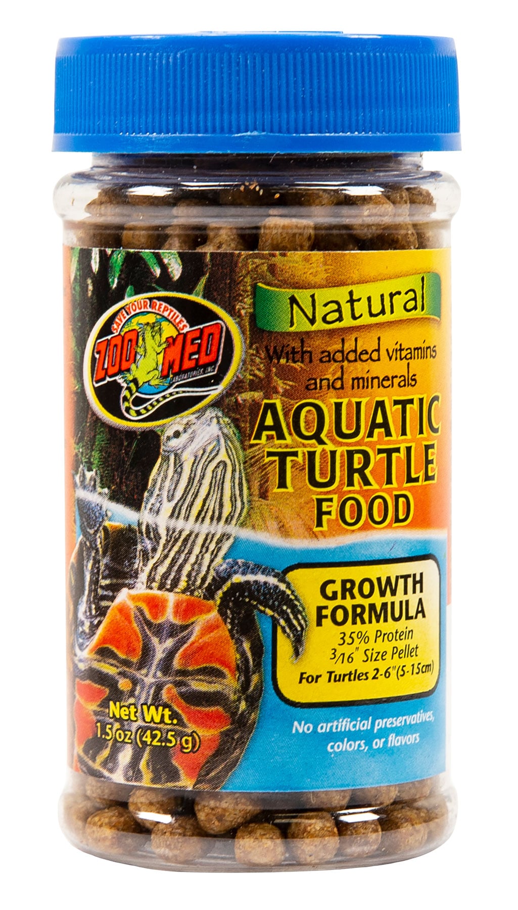 Natural Aquatic Turtle Food - Growth Formula trofes etimes trofes