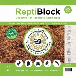 ReptiBlock – MicroChips Υπόστρωμα Κοκοφοίνικα 2,5kg