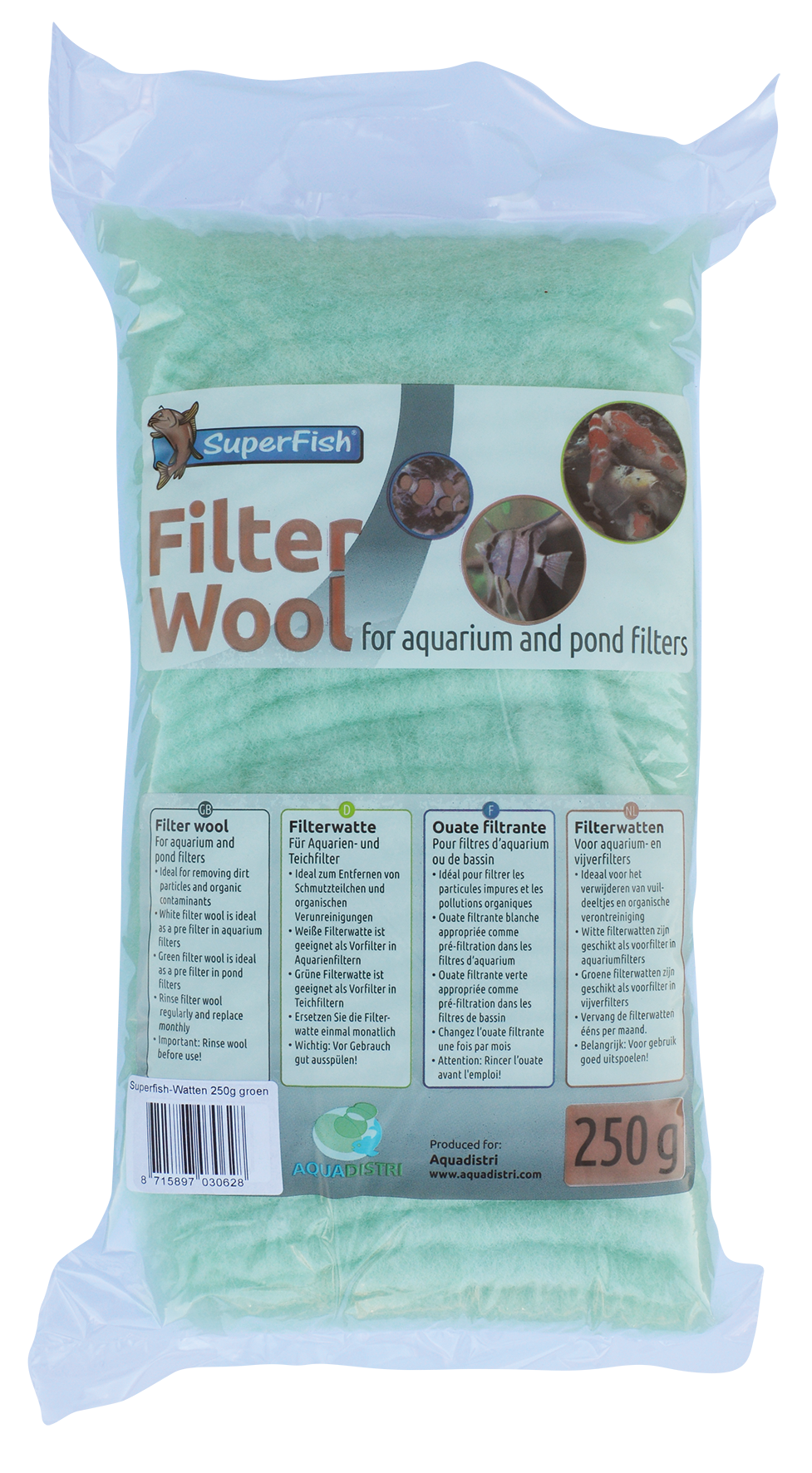 Filter Cotton Coarse Green / 250gr