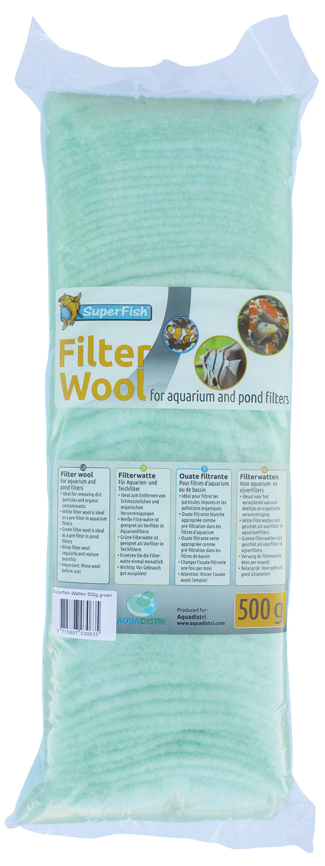 Filter Cotton Coarse Green / 500gr